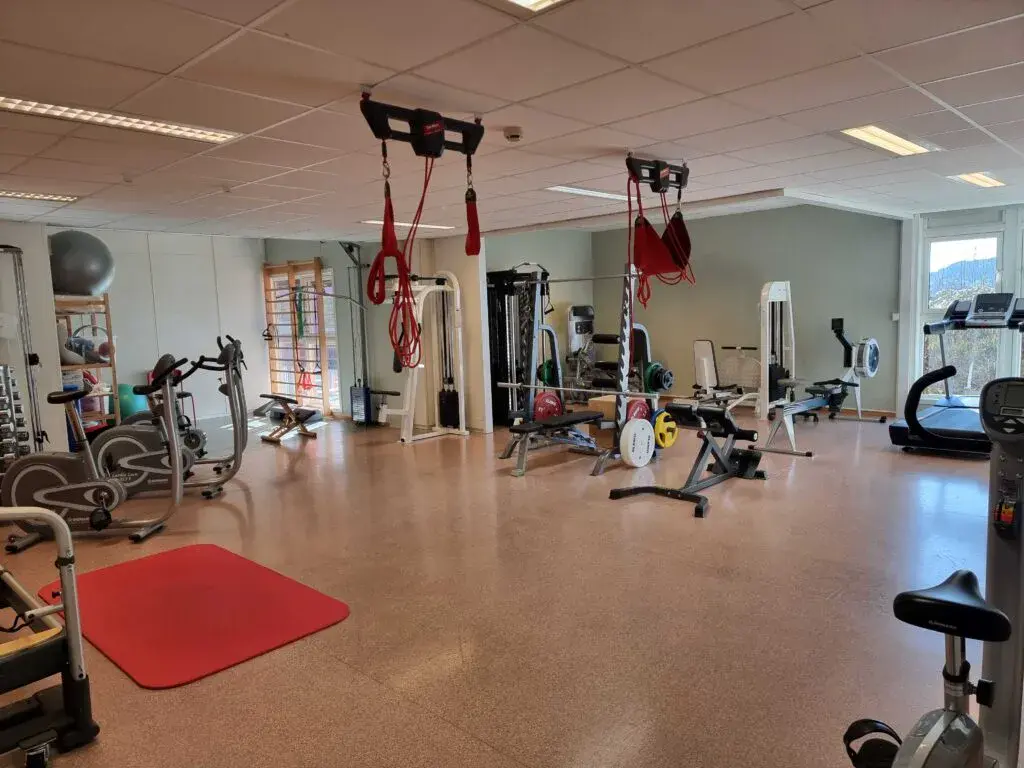 Bilde av treningslokale ved Alverkllinikken, Istdalstø